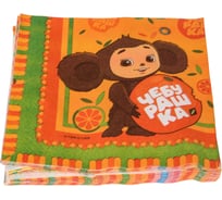 Чебурашка Салфетки бумажные трехслойные 33x33см 20шт ND Play 307310