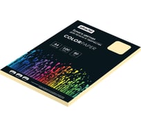 Бумага цветная Attache желтый пастель, 80 г, А4, 100 л 1776495