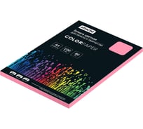 Бумага цветная Attache розовый пастель, 80г, А4, 100 л 1776493