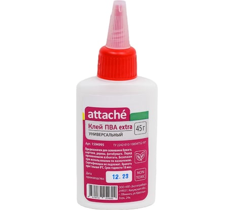 Клей Attache ПВА 45г extra 1594995