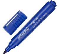 Маркер для флипчартов по бумаге Attache синий, 2-3 мм, круглый наконечник 1801138
