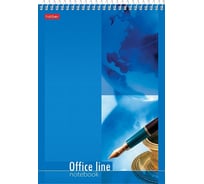 Блокнот HATBER 60 листов А5 клетка обложка мелованный картон УФ-лак жесткая подло 64 шт 004824