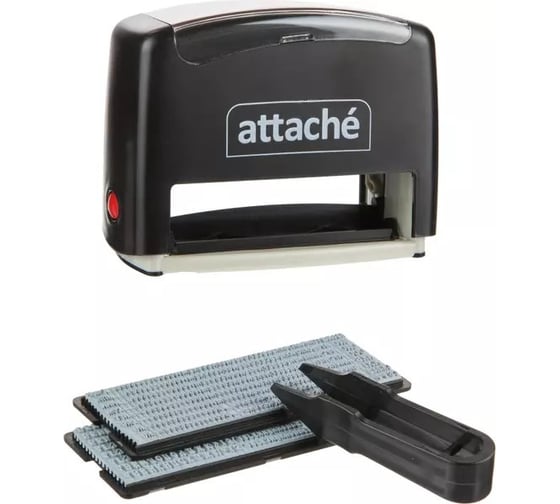 Штамп самонаборный Attache 6/8 страниц 70x32 с рамкой 1766853