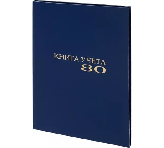 Книга учета Attache А4 80 листов клетка, офсет, обложка бумвинил 1953093
