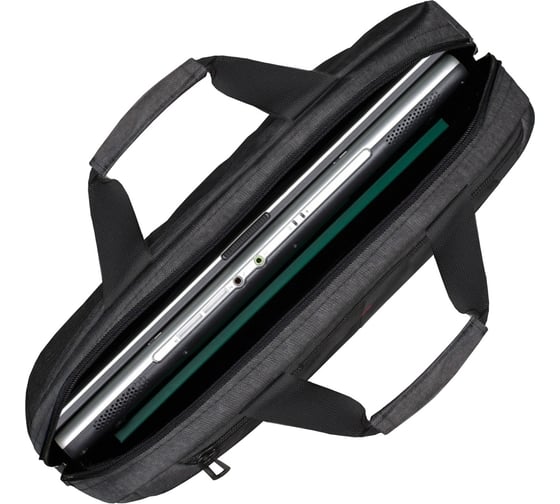 Сумка ExeGate BusinessPro EСС-012 Black, water resistant, черная, водоотталкивающий полиэстер, 15.6 " 283433