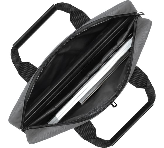 Сумка ExeGate Office F1590 Grey, серая, полиэстер, для ноутбуков до 15.6 " 264614