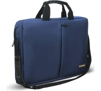 Сумка ExeGate Office F1590 Dark-Blue, темно-синяя, полиэстер, для ноутбуков до 15.6 " 264613