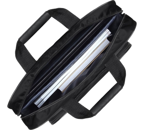 Сумка ExeGate Office F1596 Black, черная, полиэстер, для ноутбуков до 15.6 " 264611