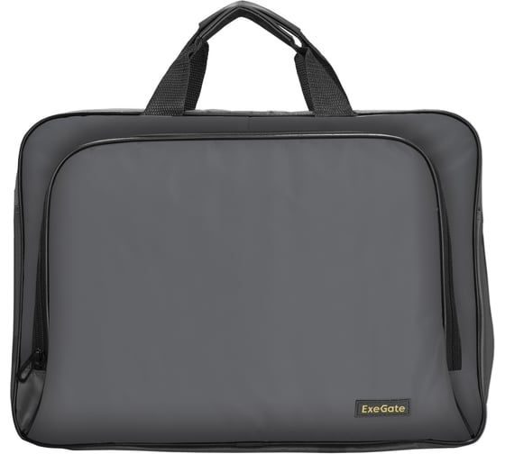 Сумка ExeGate Office F1596 Dark-Grey, темно-серая, полиэстер, для ноутбуков до 15.6 " 264612