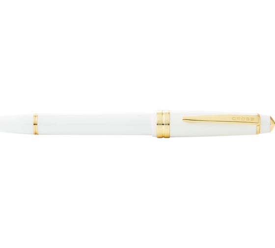 Ручка-роллер Cross Bailey - Light Polished White Resin and Gold Tone AT0745-10