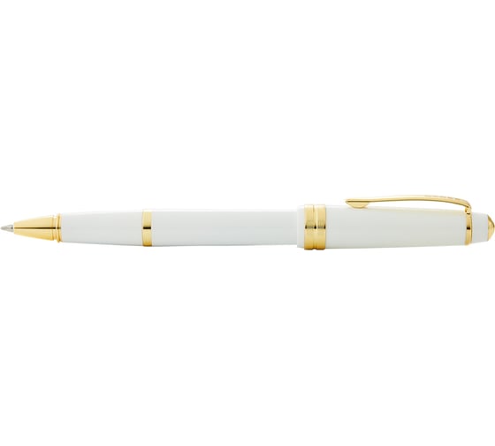 Ручка-роллер Cross Bailey - Light Polished White Resin and Gold Tone AT0745-10