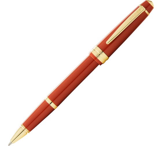 Ручка-роллер Cross Bailey - Light Polished Amber Resin and Gold Tone AT0745-13