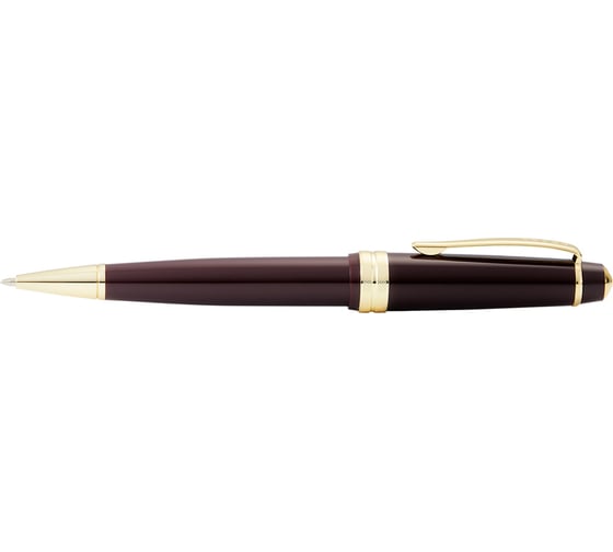Шариковая ручка Cross Bailey - Light Polished Burgundy Resin and Gold Tone AT0742-11
