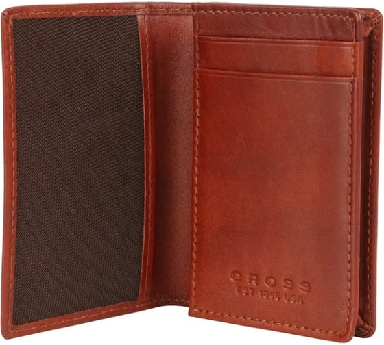 Визитница Cross Vachetta New Cognac, кожа наппа, коричневый, 10,5x7,5x2 см AC1208387_1-24