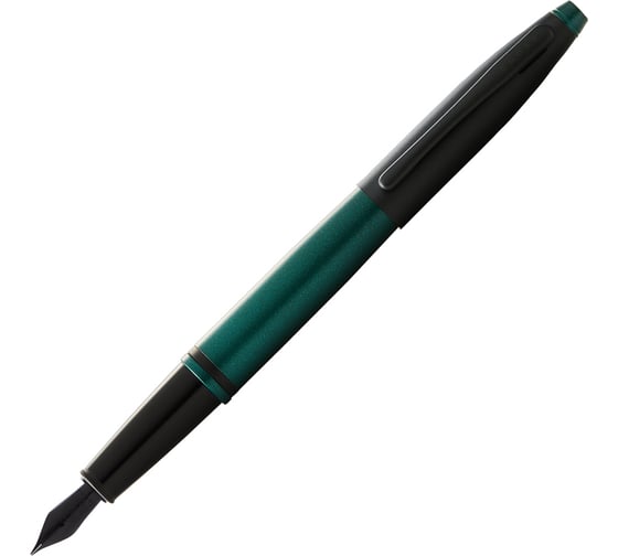 Перьевая ручка Cross Calais - Matte Green and Black Lacquer M AT0116-25MJ 1