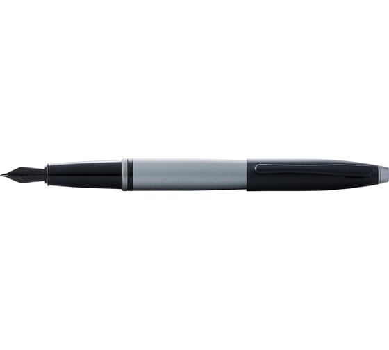 Перьевая ручка Cross Calais - Matte Gray and Black LacquerM AT0116-26MJ