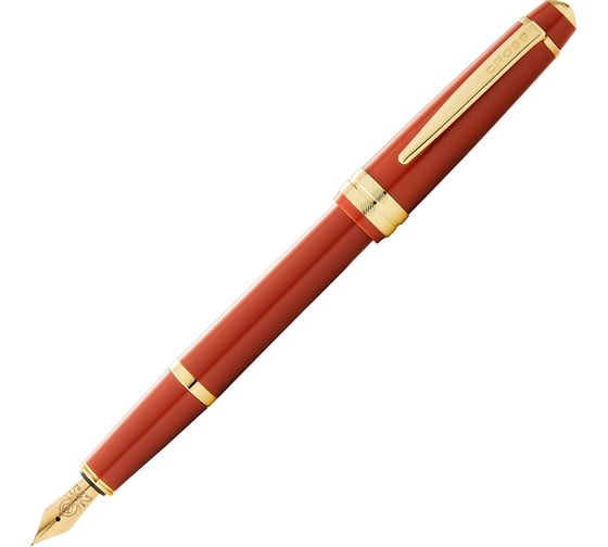 Перьевая ручка Cross Bailey - Light Polished Amber Resin and Gold Tone F AT0746-13FF 1