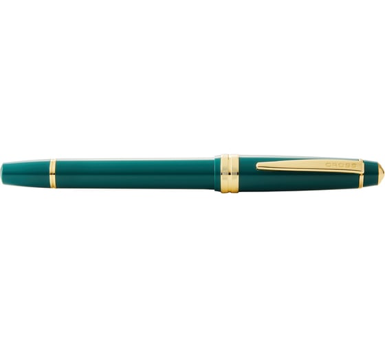Ручка-роллер Cross Bailey - Light Polished Green Resin and Gold Tone AT0745-12