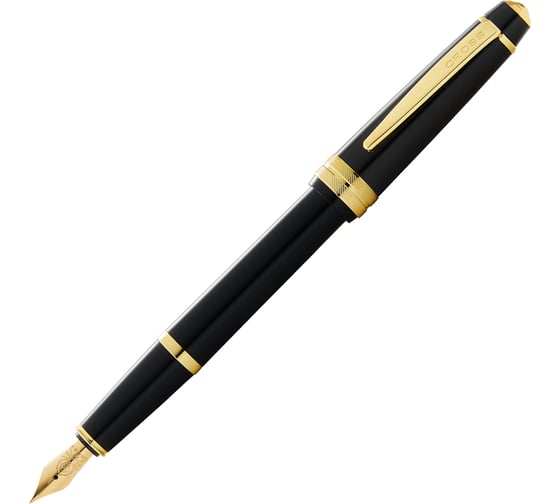 Перьевая ручка Cross Bailey - Ligh Polished Black Resin and Gold Tone F AT0746-9FF