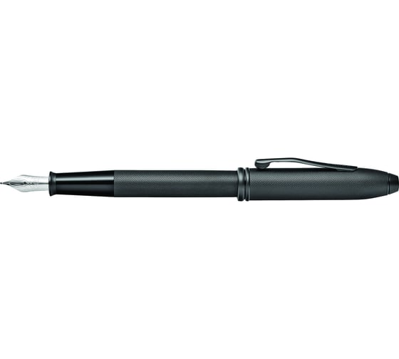 Перьевая ручка Cross Townsend - Black Micro Knurl M AT0046-62MS
