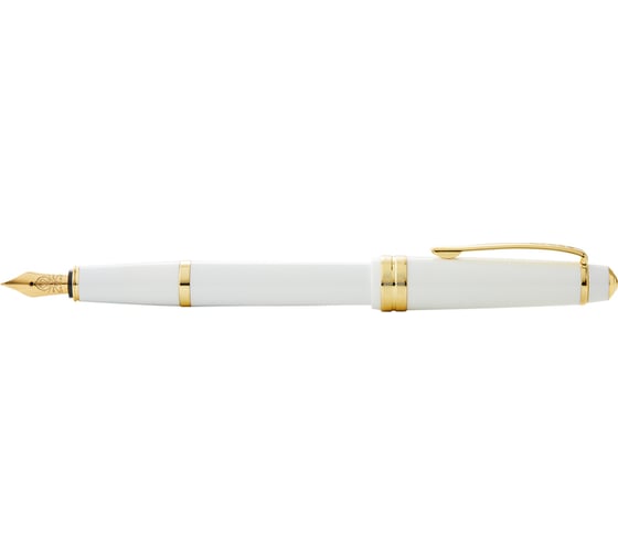 Перьевая ручка Cross Bailey - Light Polished White Resin and Gold Tone F AT0746-10FF