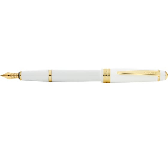 Перьевая ручка Cross Bailey - Light Polished White Resin and Gold Tone F AT0746-10FF