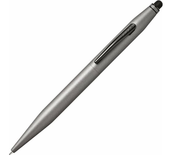 Шариковая ручка Cross Tech2 - Titanium Grey со стилусом, M, BL AT0652-14