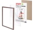 Рамка Staff 21x30 см со стеклом, багет 12 мм, пластик под МДФ, Benefit, цвет капучино 391365 4