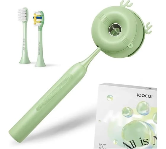 Электрическая зубная щетка SOOCAS D3 зеленая 6970237665232