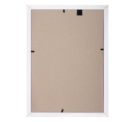 Рамка Staff 21x30 см небьющаяся, багет 17 мм МДФ под дерево, Carven, белая 391320