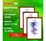 Рамка Staff 21x30 см со стеклом, комплект 3 шт, багет 17 мм, дерево, Classic, темно-коричневая 391390 1