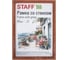 Рамка Staff 30x40 см небьющаяся, комплект 2 шт, багет 17 мм, дерево, Classic, темно-коричневая 391391 1
