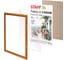 Рамка Staff 21x30 см со стеклом, багет 17 мм, дерево, Classic, цвет янтарь 391362 4