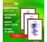 Рамка Staff 21x30 см со стеклом, комплект 3 шт, багет 16 мм, дерево, Sonata, цвет орех 391387 1