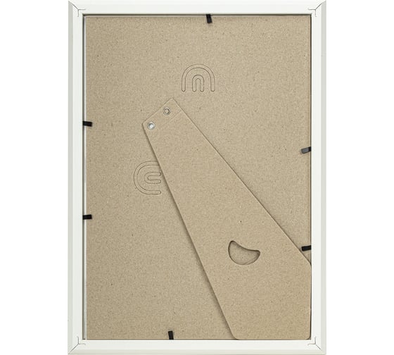 Рамка BRAUBERG 21x30 см небьющаяся, Комплект 3 штуки, багет 21 мм, Мдф, Idea, белая 391392