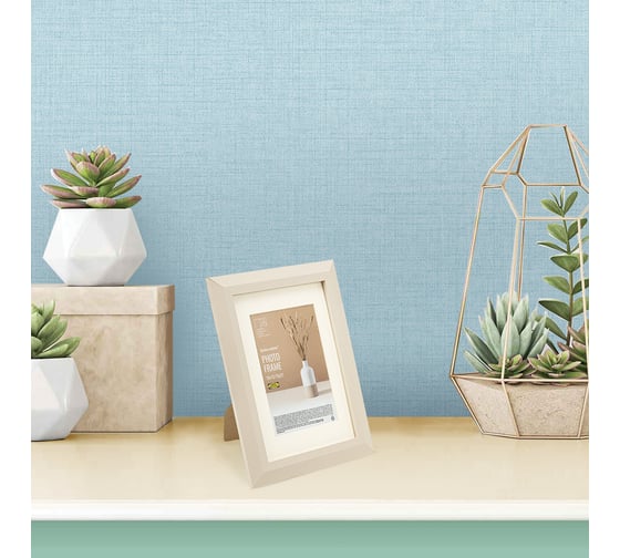 Рамка BRAUBERG 15x21 см с паспарту 10x15 см небьющаяся, аналог Ikea, багет 26 мм, Мдф, Zool, цвет слоновая кость 391374