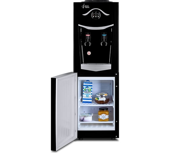 Напольный кулер ECOTRONIC K21-LF Black-silver c холодильником 11557