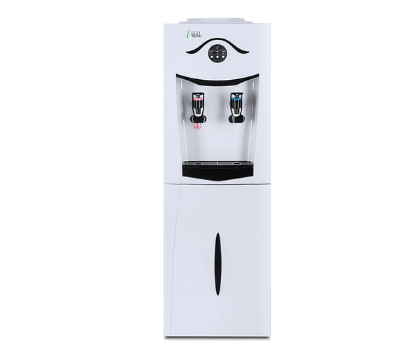 Напольный кулер ECOTRONIC K21-LF White-black c холодильником 11556