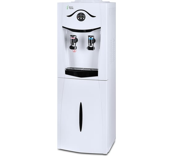 Напольный кулер ECOTRONIC K21-LF White-black c холодильником 11556