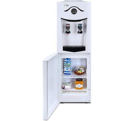 Напольный кулер ECOTRONIC K21-LF White-black c холодильником 11556