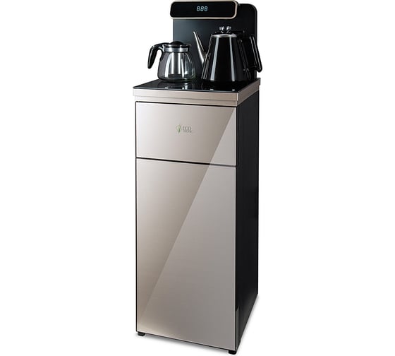 Кулер с чайным столиком ECOTRONIC TB10-LNR Gold с пультом ДУ, без охлаждения 11737