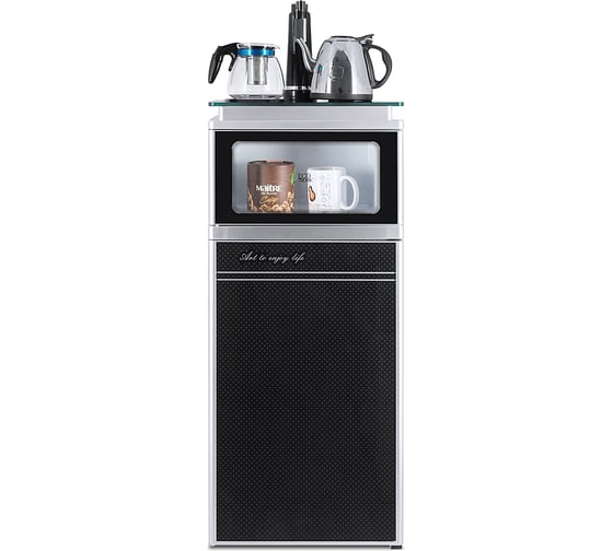 Кулер с чайным столиком ECOTRONIC TB3-LE UV с УФ лампой и выкатной полкой 11276