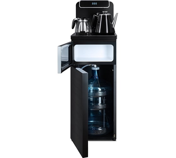 Кулер с чайным столиком ECOTRONIC TB10-LNR Black с пультом ДУ, без охлаждения 11736