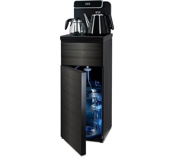 Кулер с чайным столиком ECOTRONIC TB10-LNR Black с пультом ДУ, без охлаждения 11736