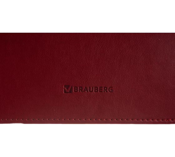 Блокнот BRAUBERG Income большой формат, 200x252 мм, А4, 128 л, гладкий кожзаменитель, клетка 125204