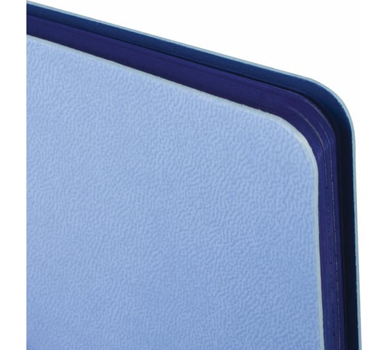 Блокнот BRAUBERG Metropolis Mix А5 148x218 мм, под кожу, 80 л, голубой, 111040