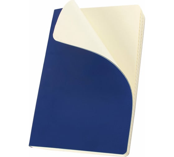 Блокнот BRAUBERG Metropolis Ultra малый формат, 100x150 мм A6, под кожу, резинка, 80 л, синий 111025