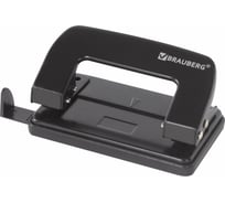 Дырокол BRAUBERG металлический "Classic", до 10 листов, черный, 222548