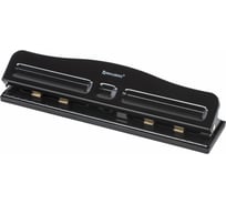 Дырокол BRAUBERG металлический на 2-4 отверстия "HL-4", до 10 листов, черный, 226871