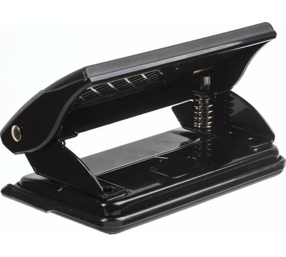 Дырокол BRAUBERG "Black Jack", до 10 листов, черный, 227795